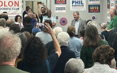 Solon Dems Rally for Sherrod, Phil Robinson